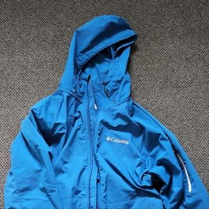 Unisex Blue Columbia Windbreaker Jacket